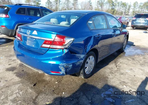 2013 Honda Civic Lx from USA, damaged, VIN 2HGFB2F50DH587130
